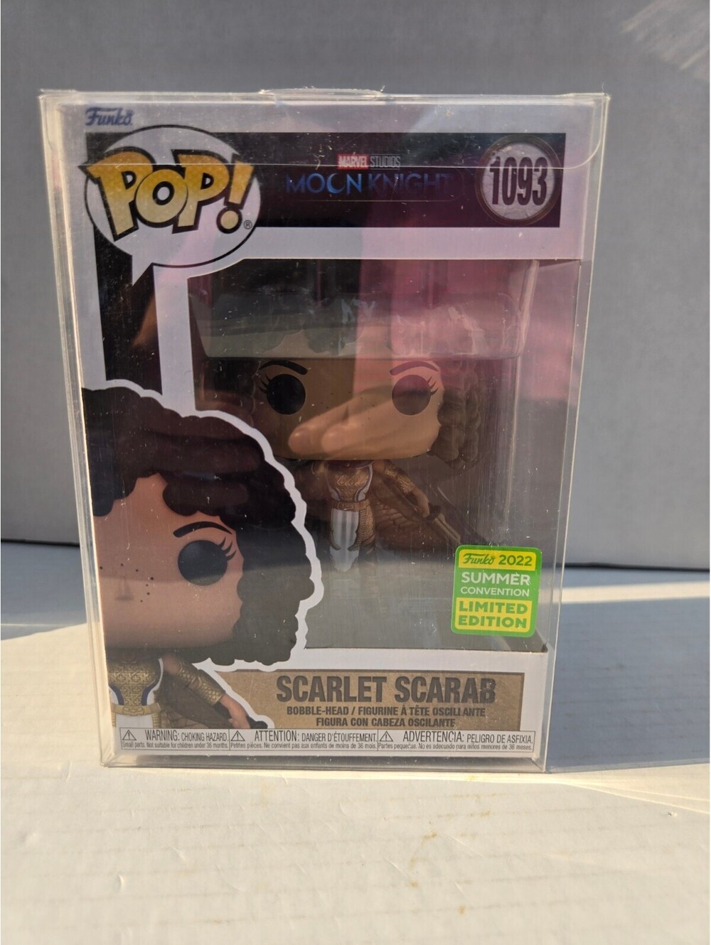 Funko Pop! Marvel Moon Knight Scarlet Scarab #1093 - 2022 Summer Convention